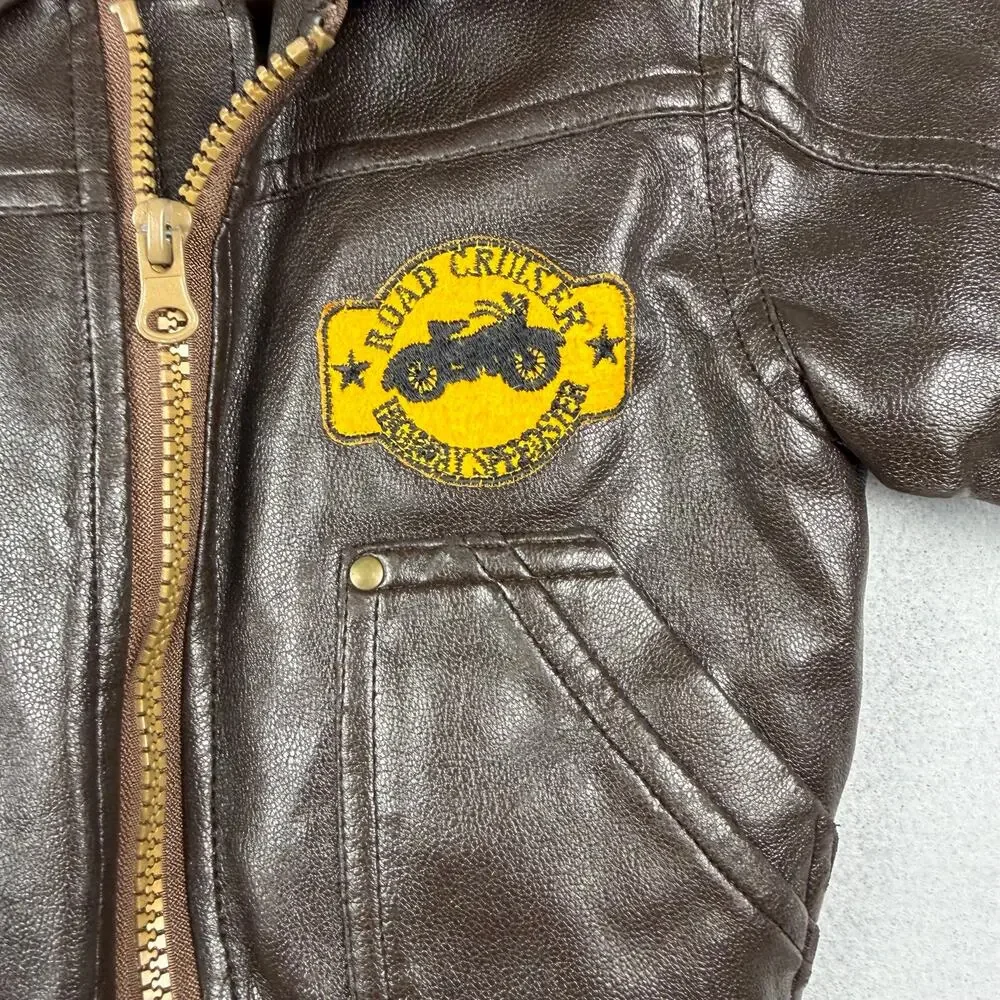 Kids Harley-Davidson Style Faux Leather Moto Jacket 6/9 months